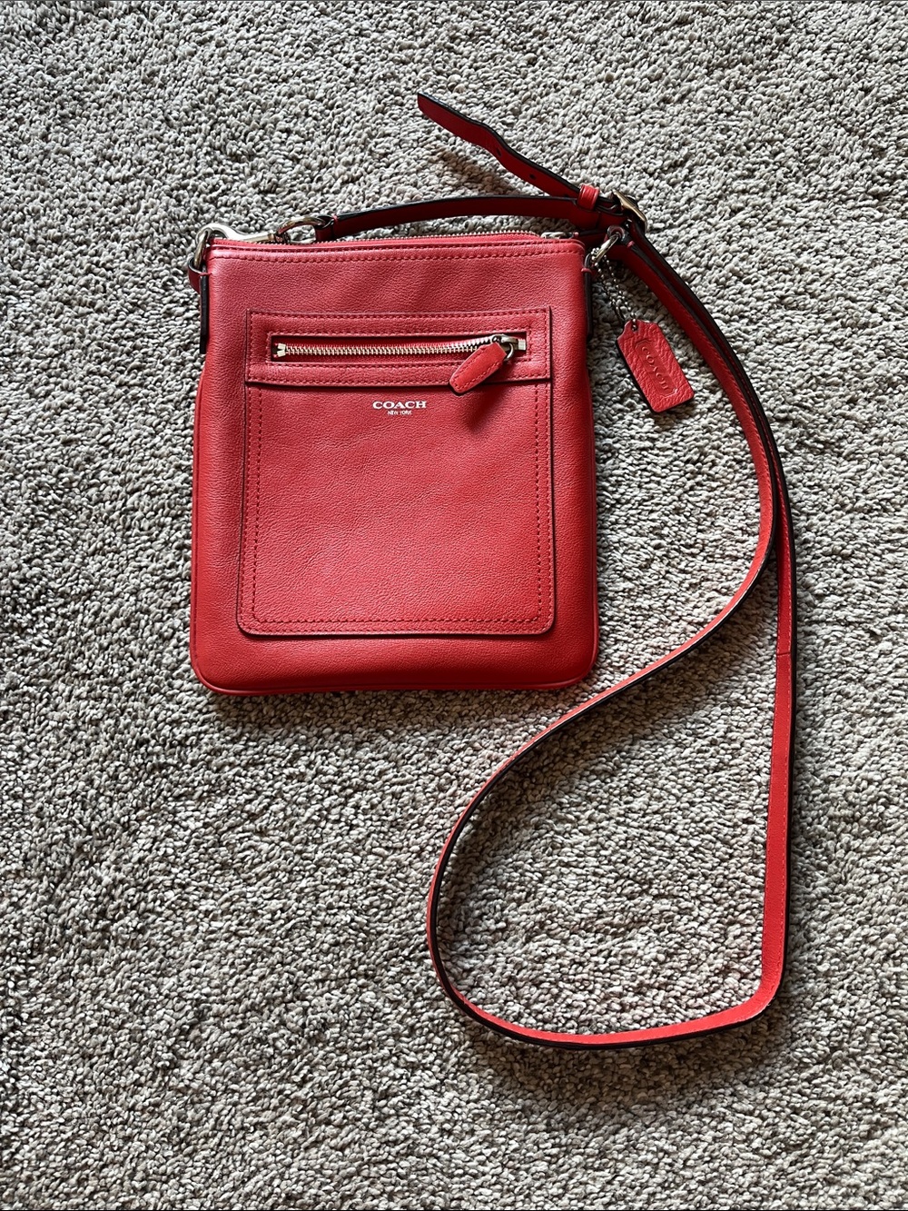 Coach Orange Crossbody Bag